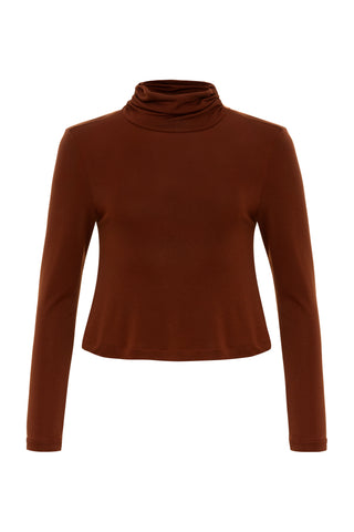 The Brigette A-Line Crop Mock