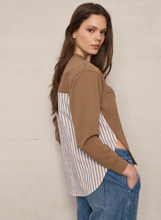 Mix Media Sweatshirt
